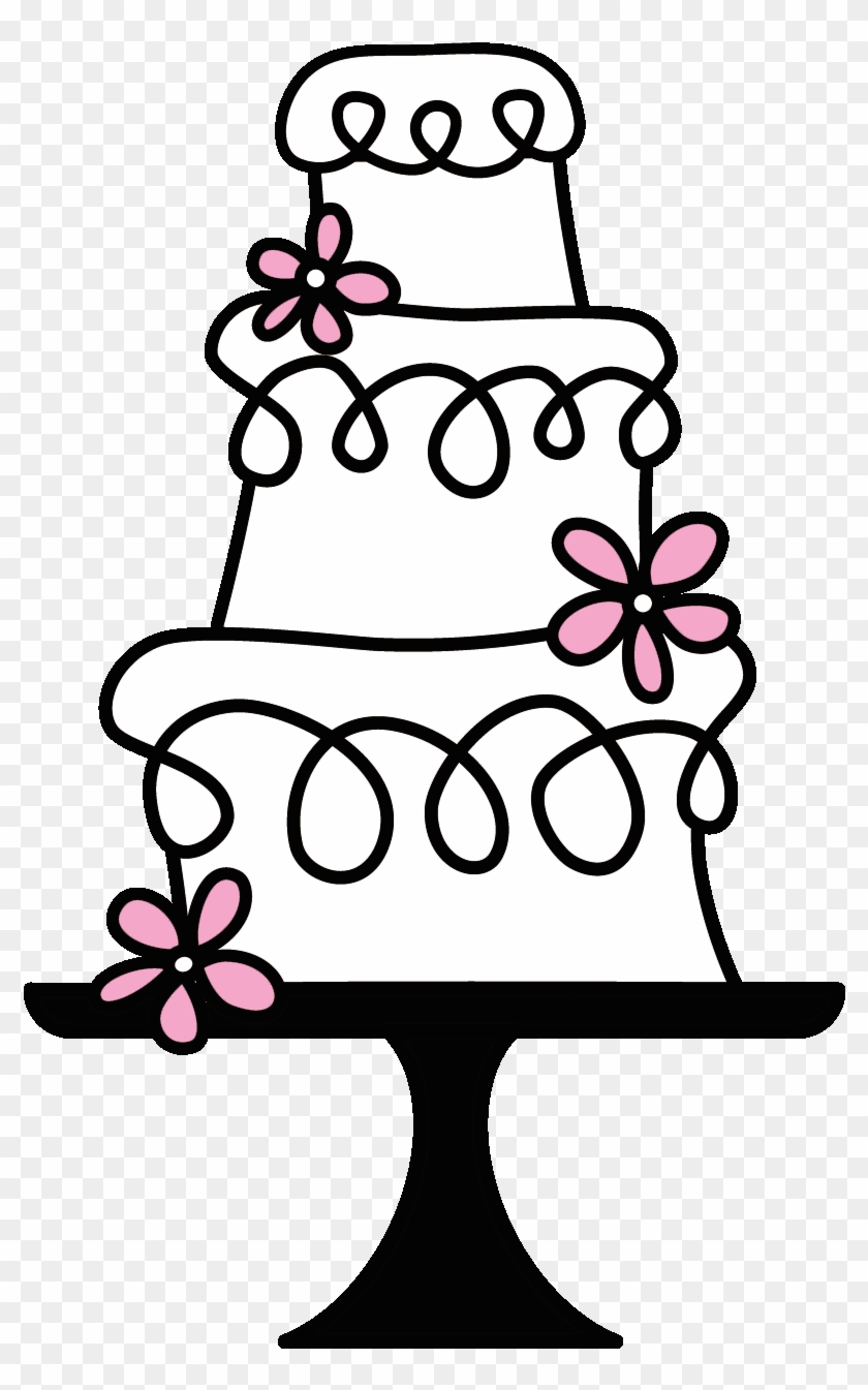 Wedding Cake Clipart Transparent - Wedding Cake Logo Png #401929