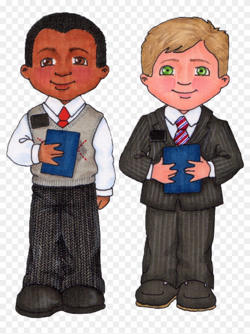 Lds Missionary Clipart - Lds Missionaries Clipart #402006