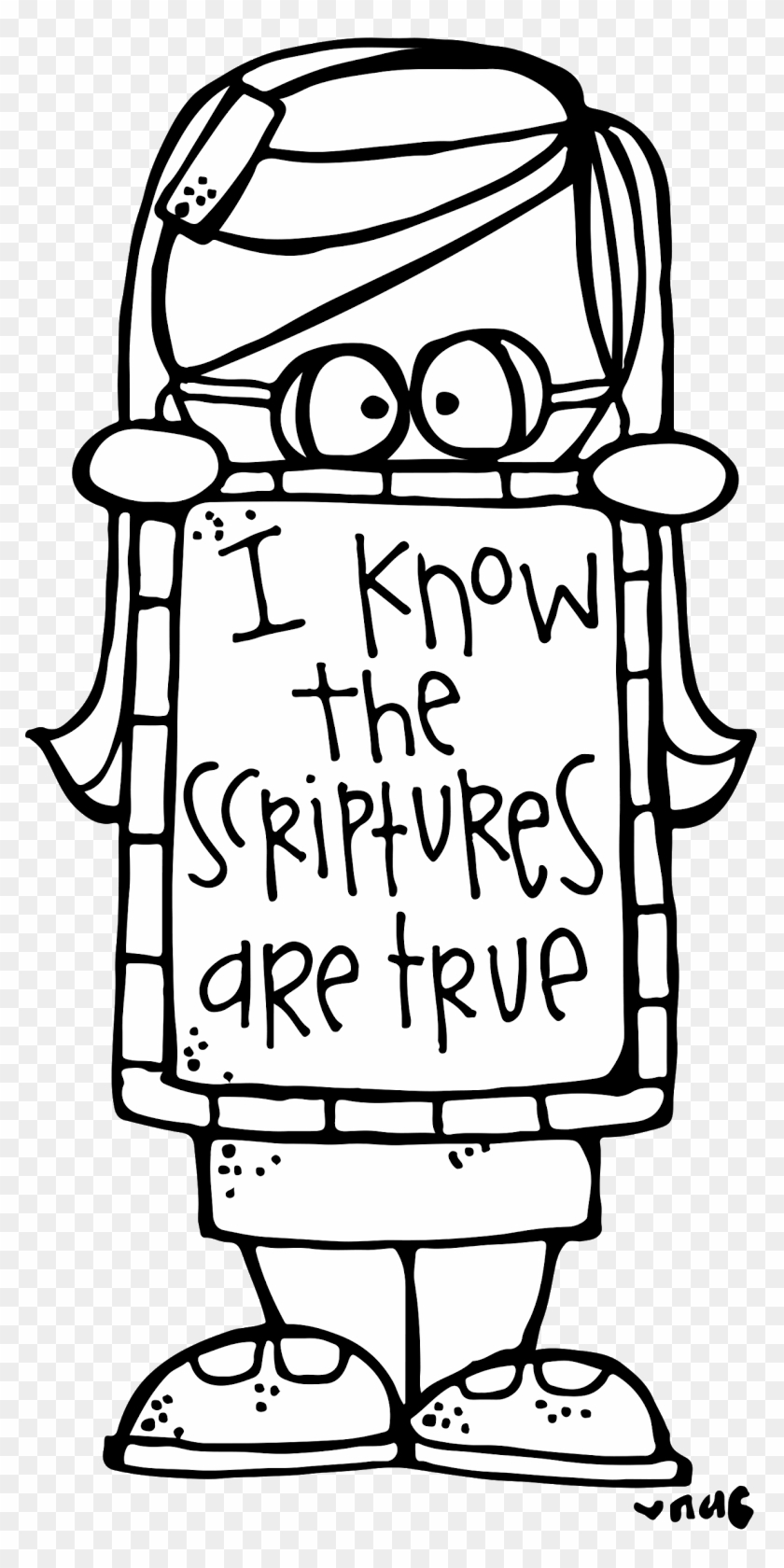 Melonheadz Lds Illustrating - Know The Scriptures Are True Coloring Pages #402067