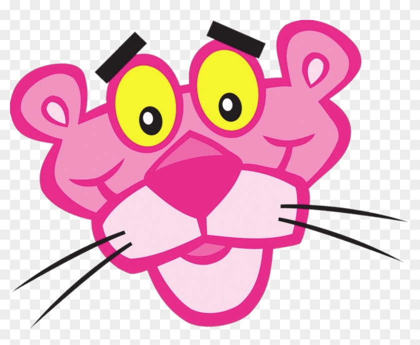 Pink Panther Face - Cartoon Characters Pink Panther - Free Transparent PNG  Clipart Images Download