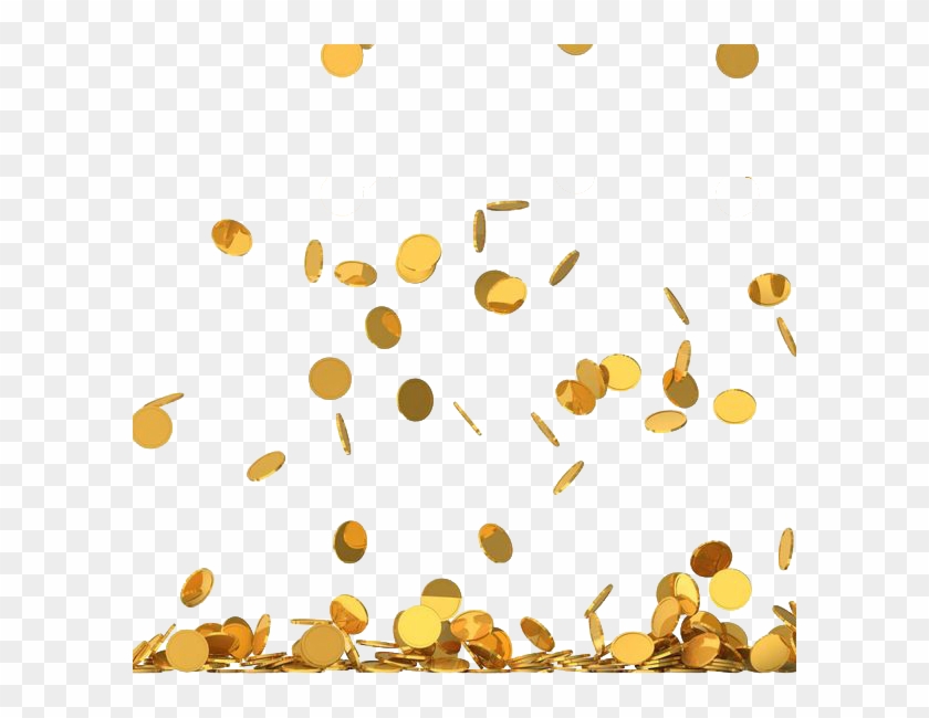 Coin Stock Photography Royalty-free Clip Art - Gold Coins Falling Png #402143