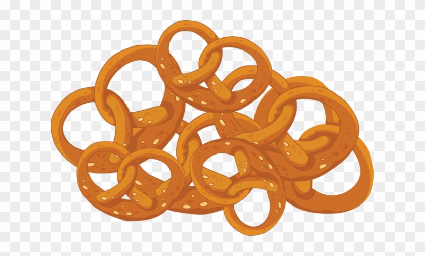 Clip Art Snack Food Late Night - Pretzel Clipart #402184