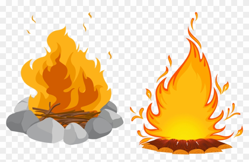 Bonfire Campfire Clip Art - Bonfire Campfire Clip Art #402316