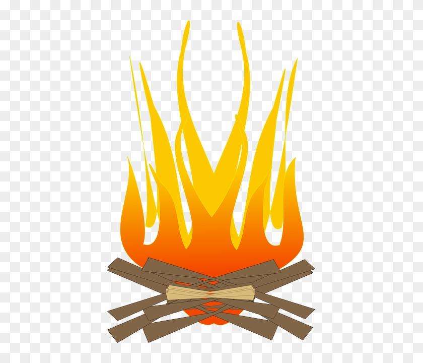 Campfire, Burning, Cremation, Fire, Flame, Heat, Ritual - Campfire Clipart Png #402322