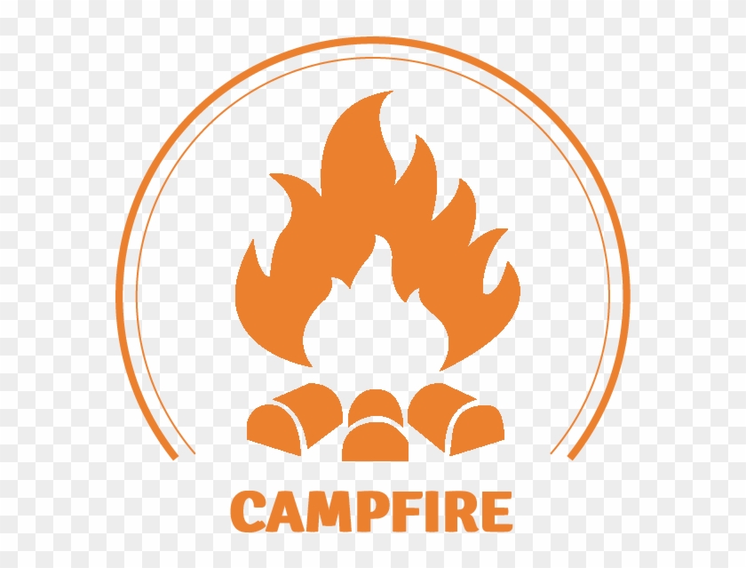 Campfire Logo Gng - Костер Вектор #402336