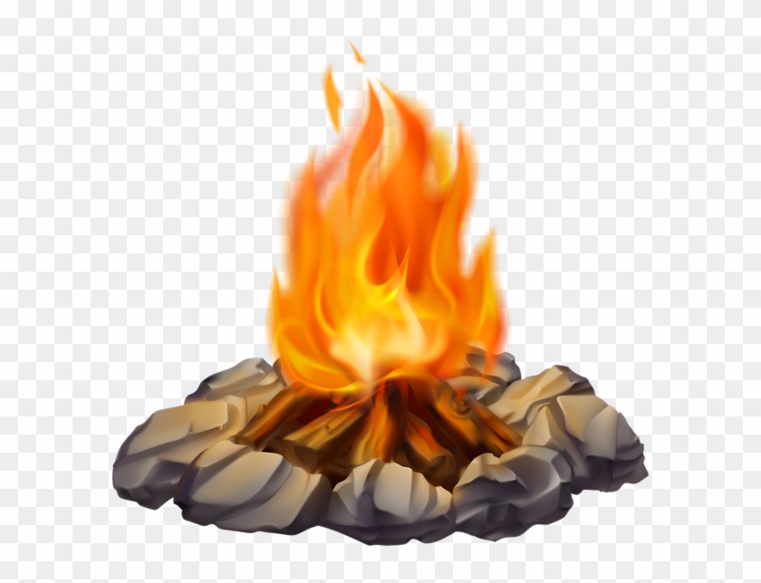 Campfire Bonfire Clip Art - Campfire Png #402346