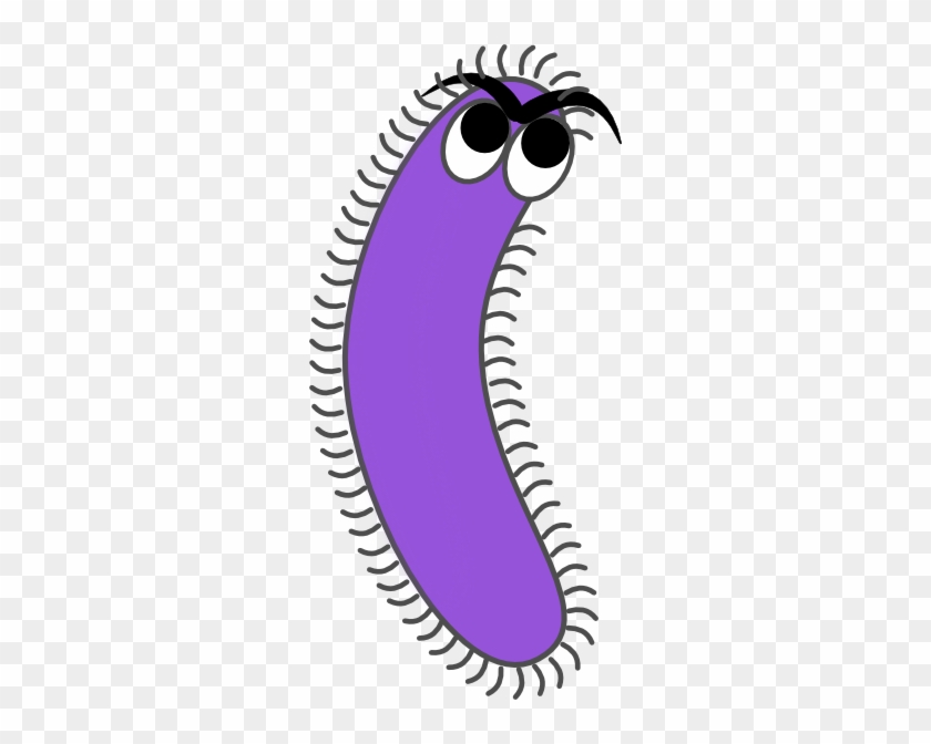 Modified Funny Bacteria Clip Art At Clker - Purple Bacteria Clipart #402429