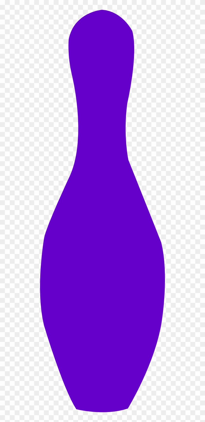 Bowling Pin Opurple Clipart Royalty Free Public - Bowling Pin #402469