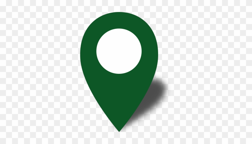 Location Map Pin Dark Green6 - Vector Graphics #402531