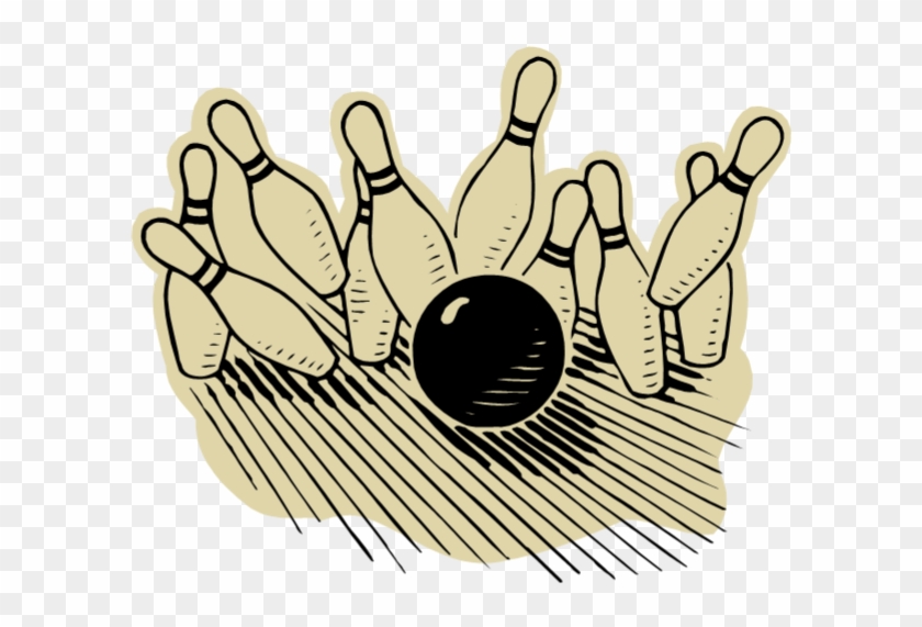 Bowling Pin Bowling Balls Clip Art - Bowling Pin Bowling Balls Clip Art #402547