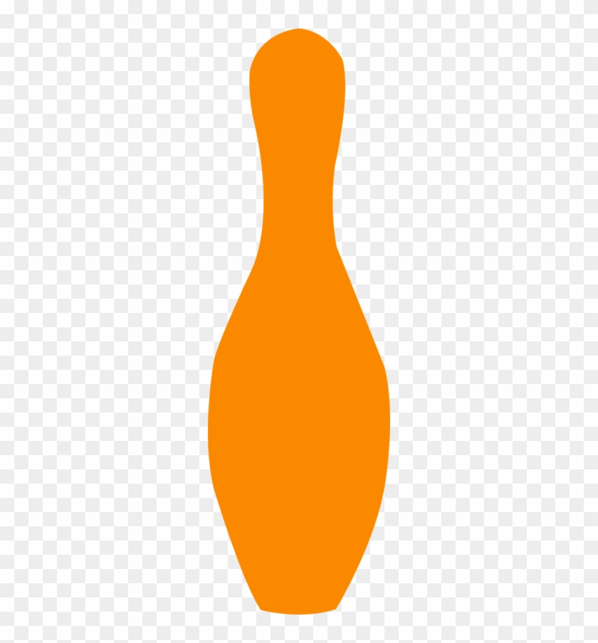 Bowling Pin Orange Clip Art - The Kennel Club #402567