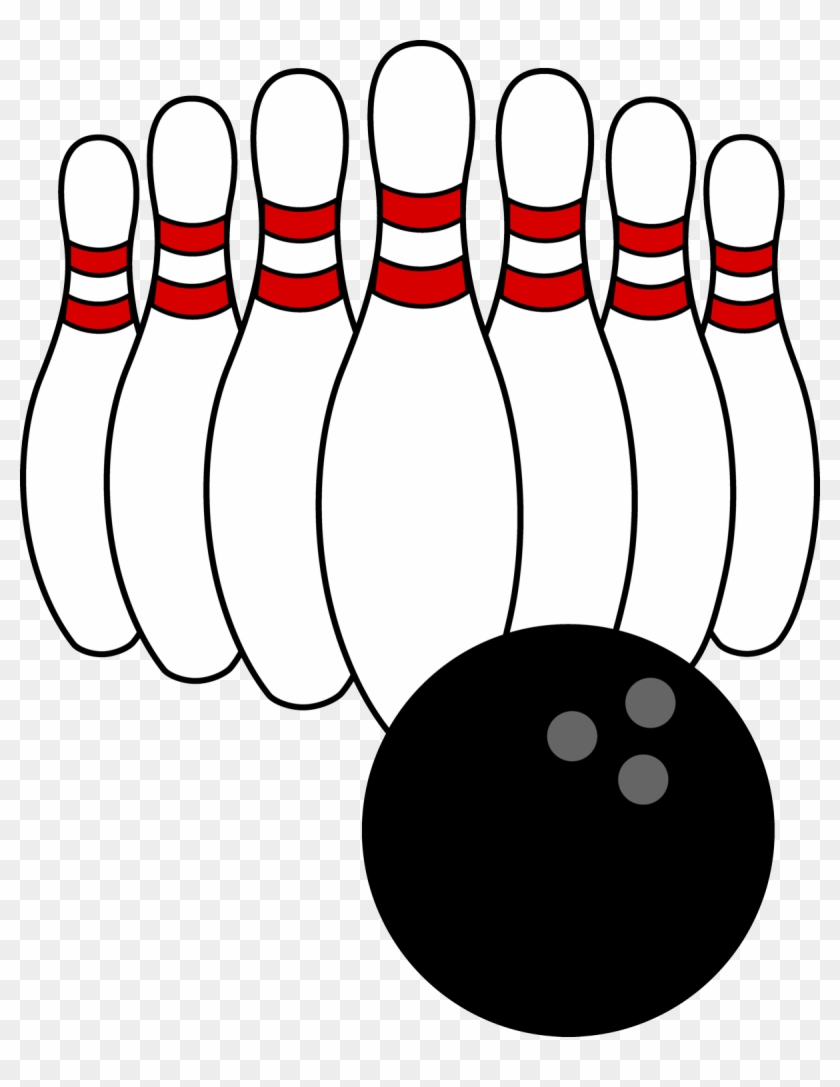 Bowling Ball And Pins - Bowling Ball And Pins #402675