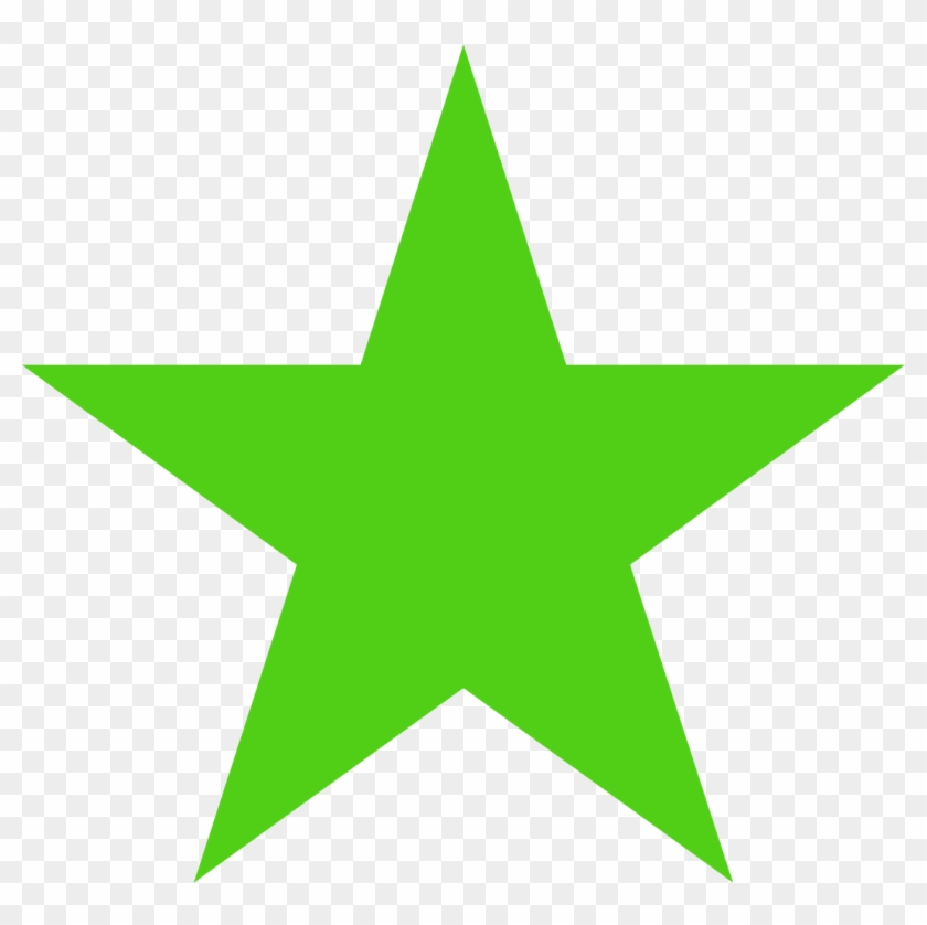 Filesolid Bright Green Star 1 - Green Star No Background #402763