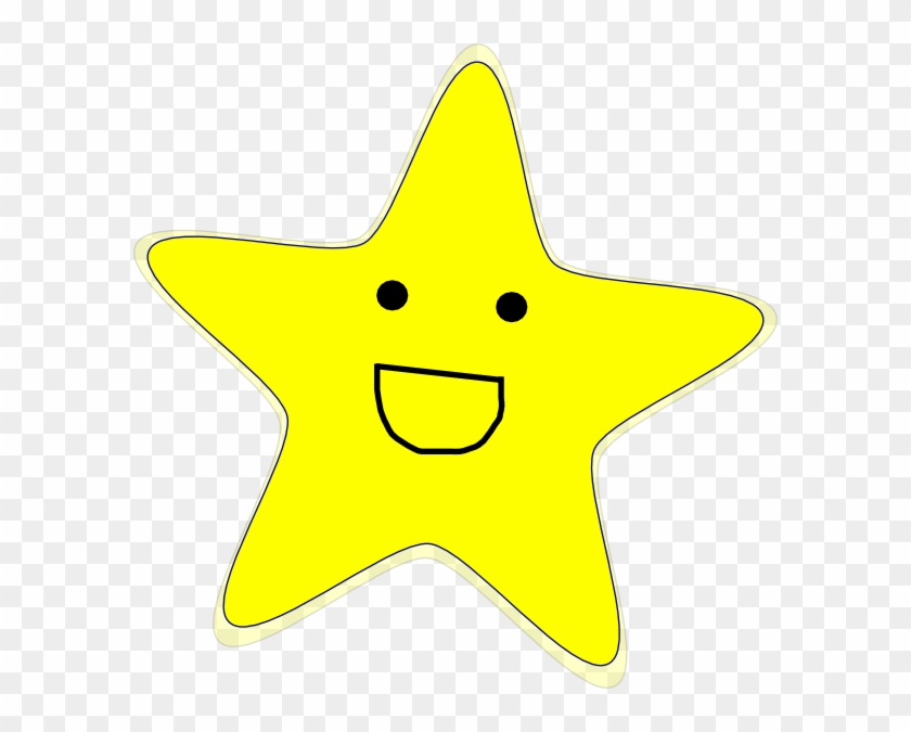 Happy Star Cliparts - Star With A Black Background #402832