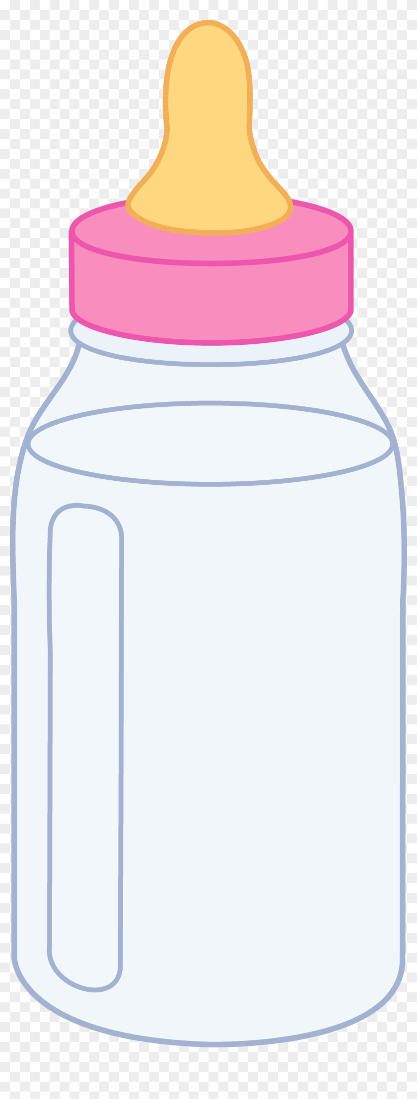 Pink Clipart Milk Bottle - Clip Art #402900