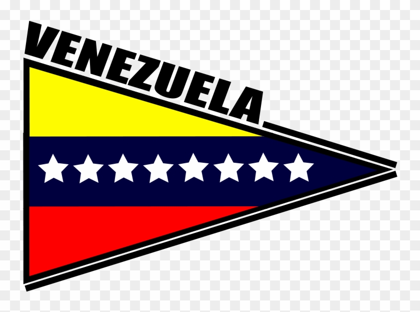 Venezuela Clipart - Bandera De Venezuela Triangular #402922