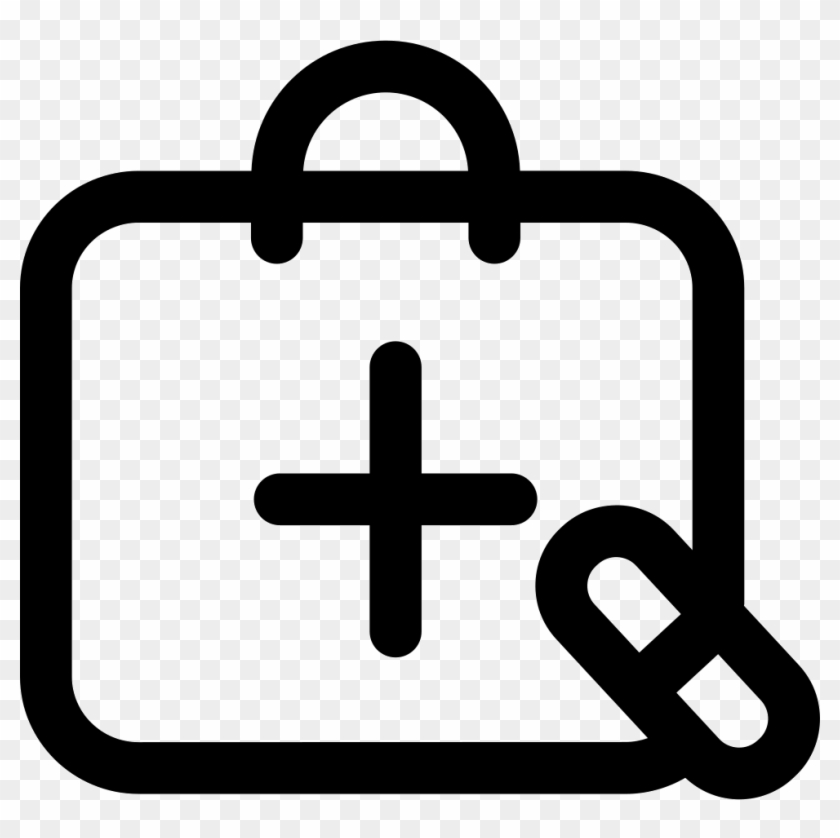 Black And White Medical Supplies Clip Art - Cross #403014