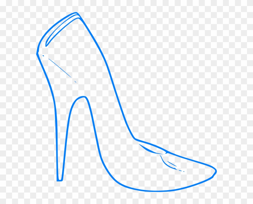 Blue High Heel Clipart #403043