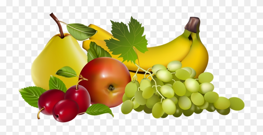 Banana Clipart Mix Fruit - Fruits Clipart Png #403174