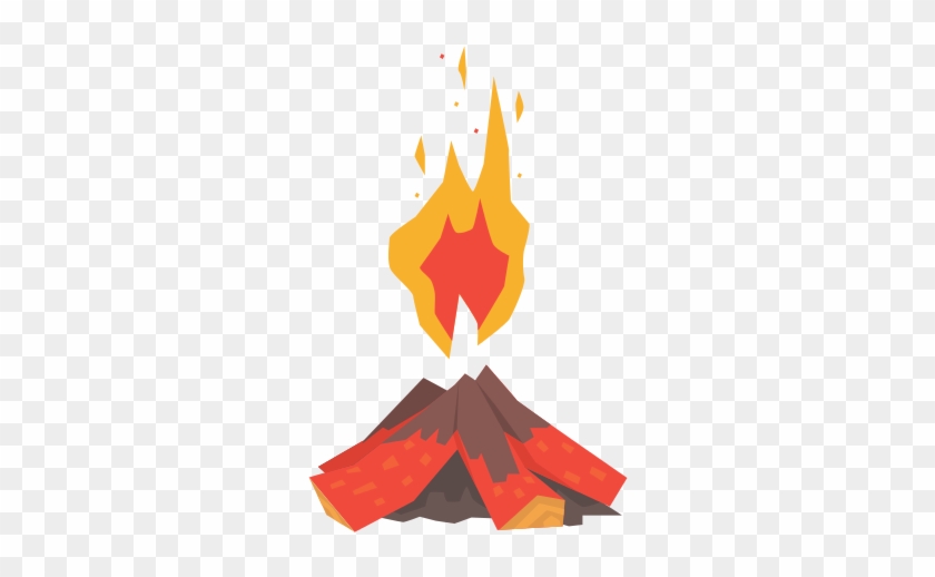 Burning Bonfire - Vector Graphics #403195