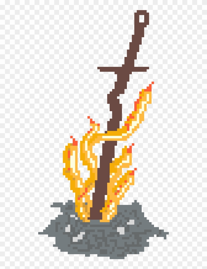 Dark Souls Bonfire - Dark Souls Bonfire Pixel #403210