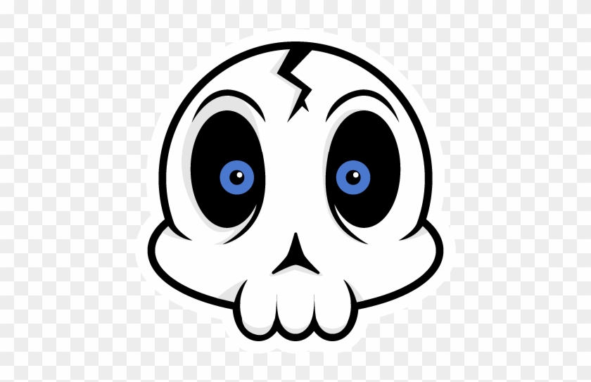 Skull Cartoon Adobe Illustrator Clip Art - Cartoon Skull Png #403220