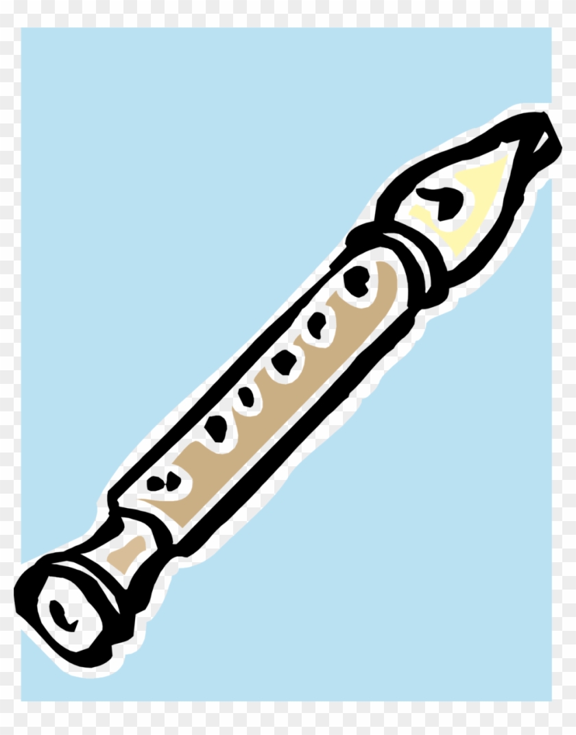 Flute Instrument Clipart - Plauta Instrument Clip Art #403255