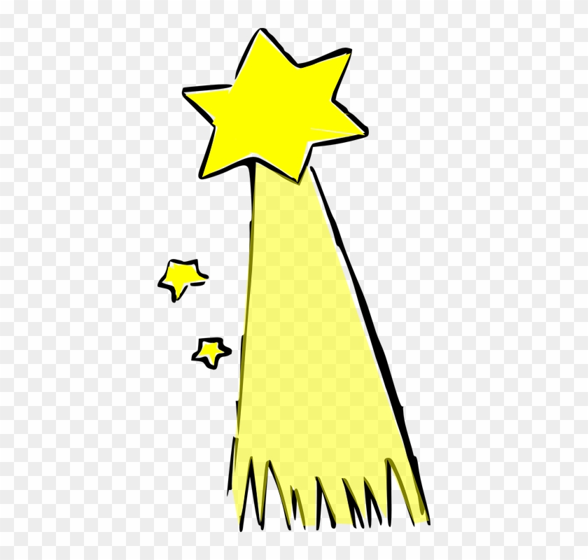 Hd Clipart Shooting Star Comet Star Fireball - Shooting Star Clip Art #403286