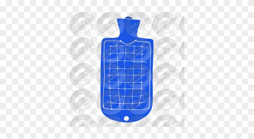 Hot Water Bottle Stencil - Hoodie #403417