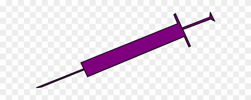 Purple Syringe Clip Art #403443