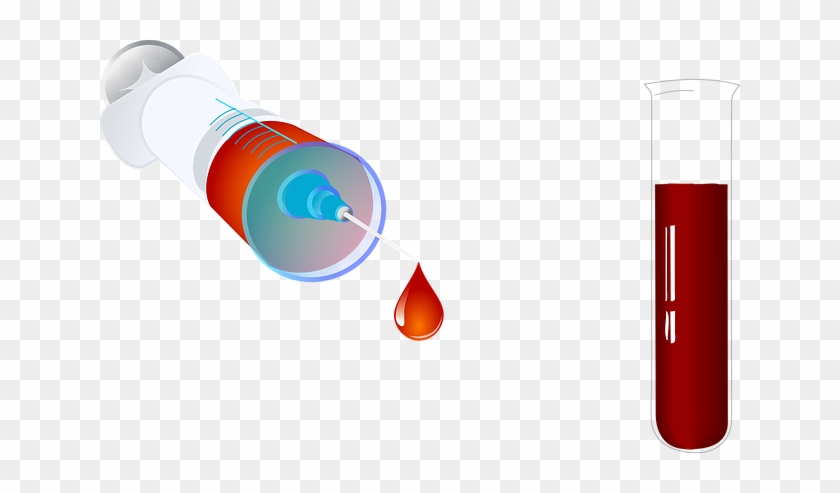 Blood Medical Molecules Research Syringe T - Blood Test Tube Png #403520