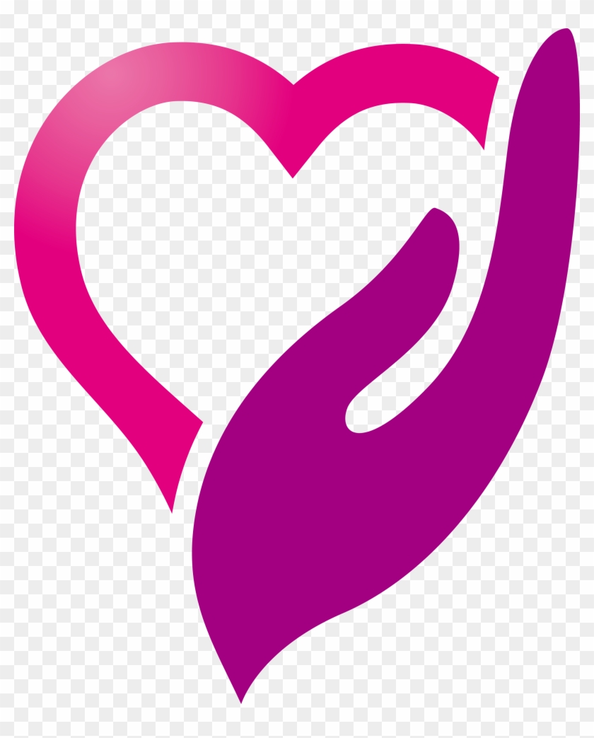 Health Care Home Care Service Logo All Caring Health - Heart And Hand Logo #403540