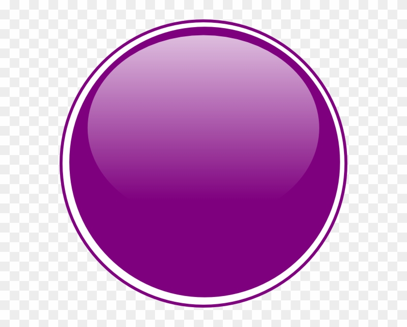 Glossy Purple Light 3 Button Png Clip Art - 3d Purple Button Png #403579