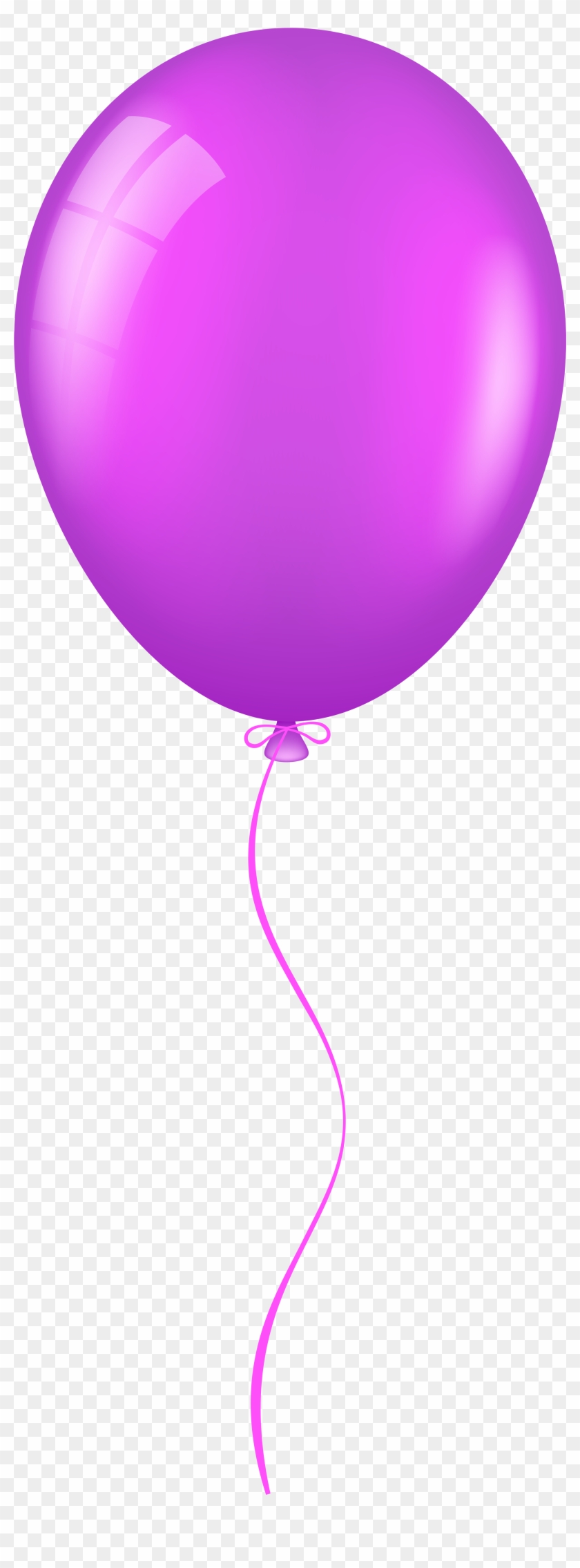 Purple Clipart Baloon - Purple Balloon Clipart #403601