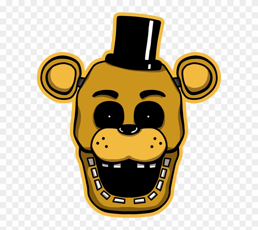 Golden Freddy Head By Kaizerin - Five Nights At Freddy's Golden Freddy Head #403633