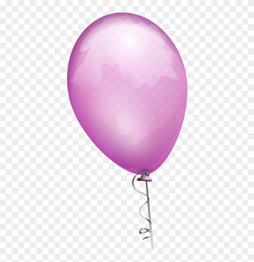 Free Purple Balloon Clip Art - Balloon Clip Art #403635