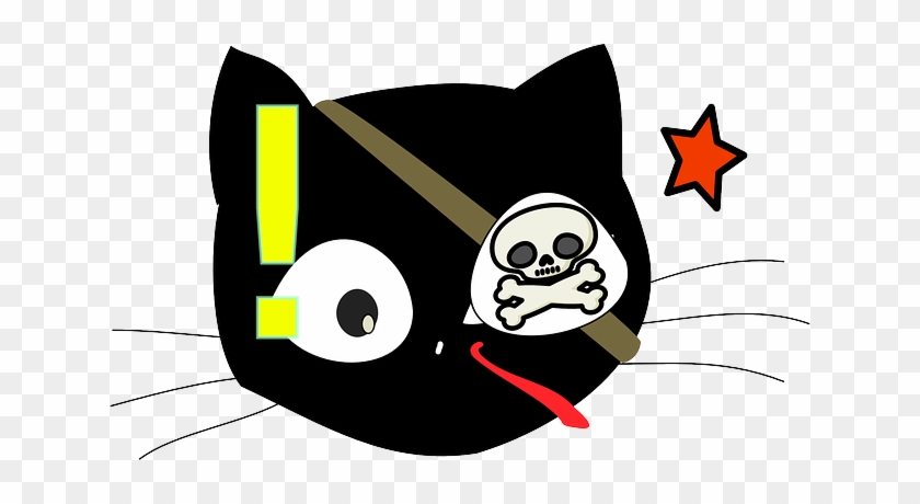 Cat, Head, Eyes, Black, Star, Drawing, Skull, Cartoon - Cat, Head, Eyes, Black, Star, Drawing, Skull, Cartoon #403634