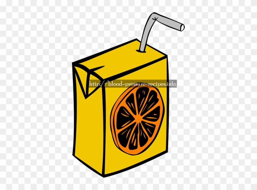 Blood Pressure Chart - Orange Juice Box Clipart #403709