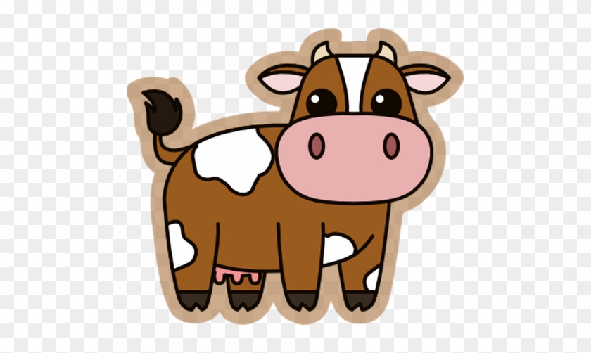 Suffolk Cow Drawing - Draw A Kawaii Cow #403717