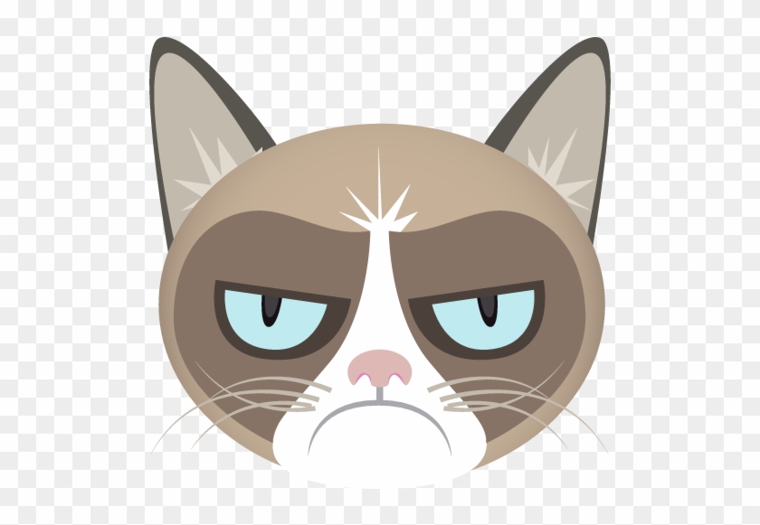 28 Collection Of Grumpy Cat Clipart - Grumpy Cat Meme Cartoon #403765