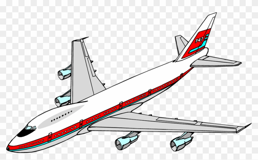 Aircraft Clipart Boeing 747 - Airplane Clipart #403768