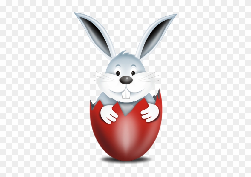 Easter Bunny Png Free Download Png Mart - Easter Egg Rabbit Png #403834