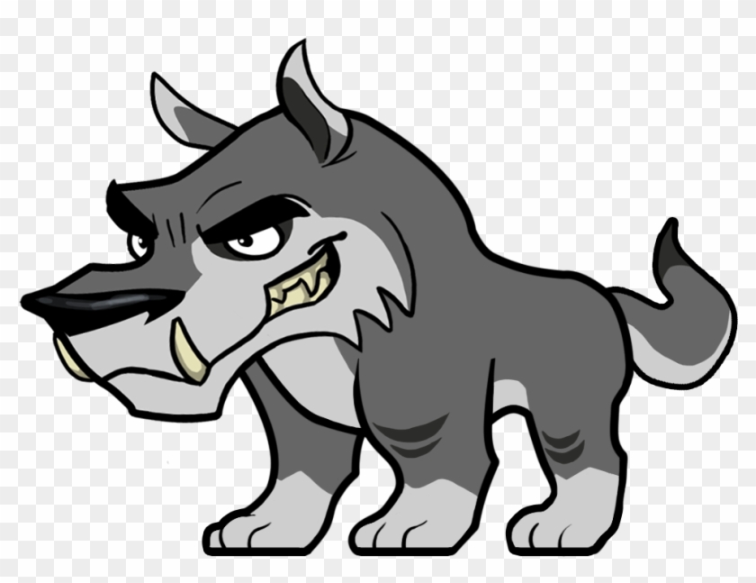 Cartoon wolf face clipart. Free download transparent .PNG