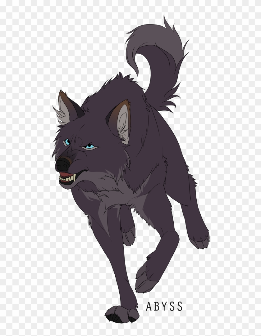 Wolves / Dark Gray, Blue-eyed Wolf / - Gray Wolf Anime Drawing - Free  Transparent PNG Clipart Images Download