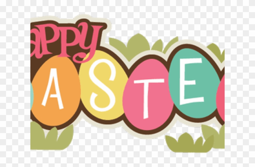 Happy Easter Clipart - Happy Easter Banner Clipart #403947