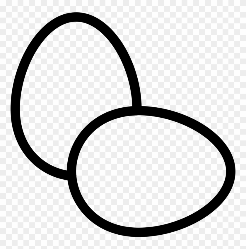 Egg Clipart Png Easter Egg Clipart Black And White - Egg Icon #404012