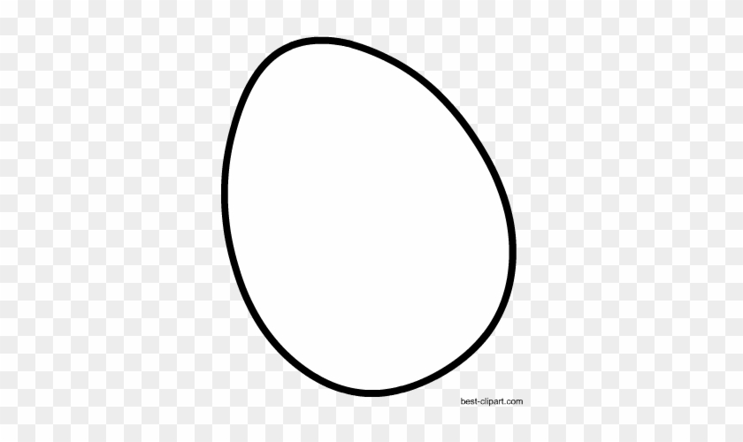 Black And White Egg Clip Art - Perc Trax #404027