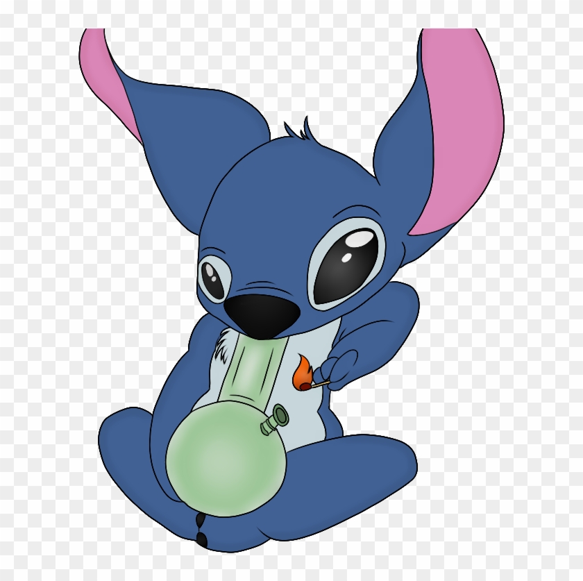 Stitch Weed - Imagenes De Stitch Y Weed #404061