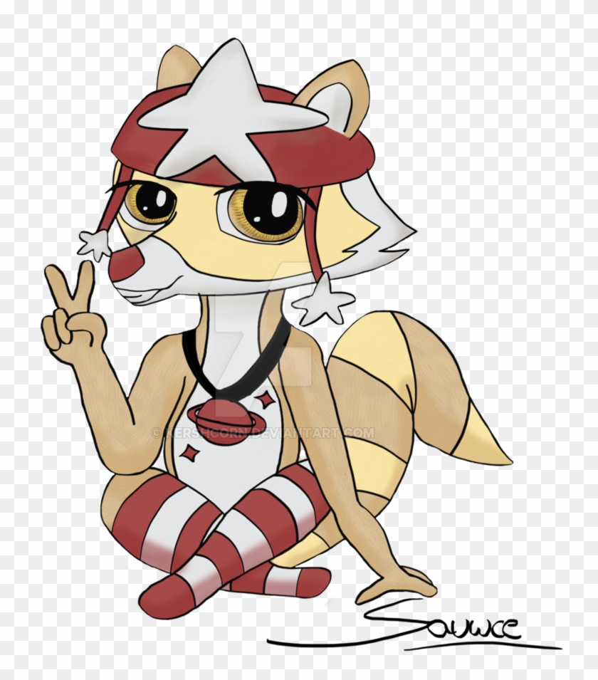 Sauwce Animal Jam Raccoon By Kershcorn - Cartoon #404076