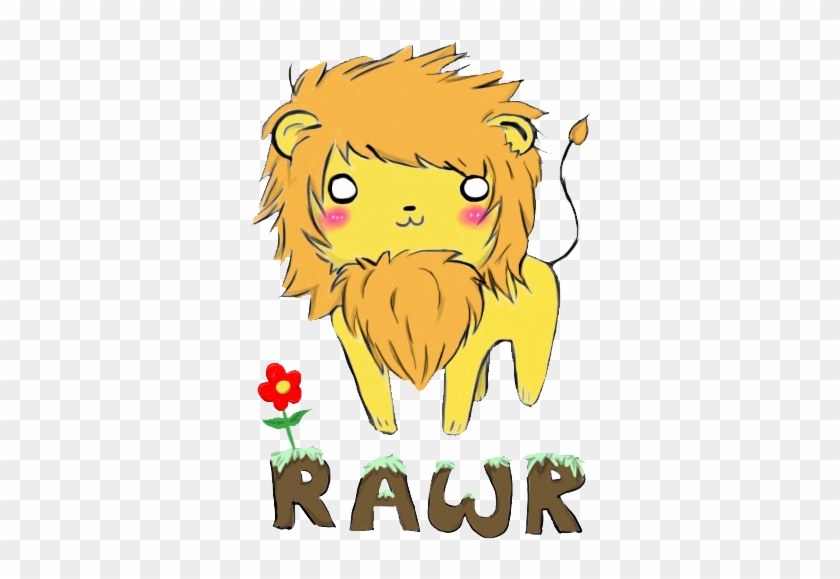 Rawr The Lion By Kittykatmeow121 On Deviantart - Cartoon #404240